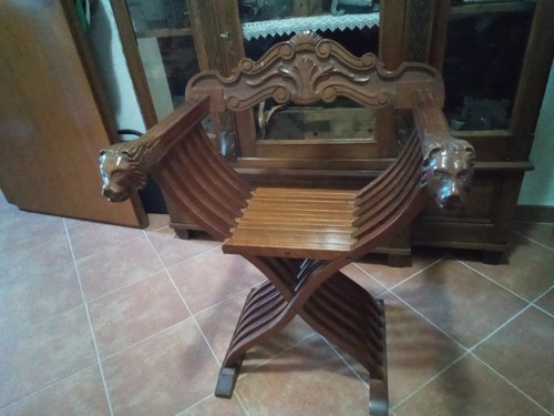 Sedia savonarola in legno - "savonarola",