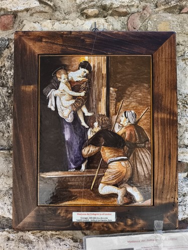 Decorazione parete ceramica