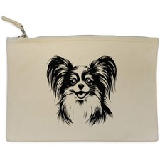 'Happy Papillon Portrait'