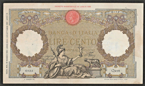 100 lire guerriera - 100,
