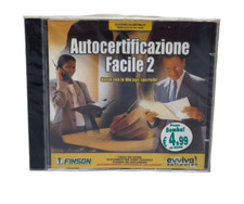 CD-ROM Autocertificazione facile 2 Finson Software Vintage Blisterato