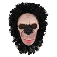 Maschera Halloween Lattice Fantasia Scimmia Gorilla Maschera Carnevale Festa Cosplay Prop
