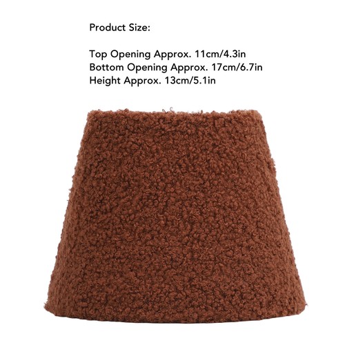 Paralume lampada panno peluche