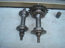 Coppia mozzi Umberto Dei (nr 3), biciclette epoca, ingrassatore, anni 30/40