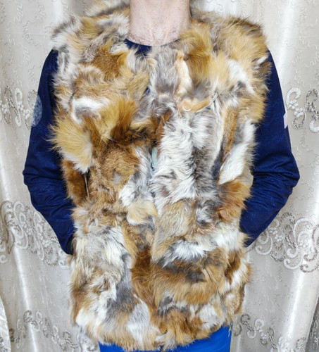 Gilet vintage lusso vero - , fuoco