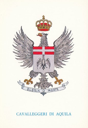 Cartolina cavalleria stemma - cartolina,