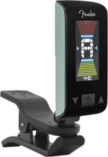 Originale Fender Originale Clip-On Accordatore LCD a Colori per Chitarra, Banjo - DAPHNE BLUE