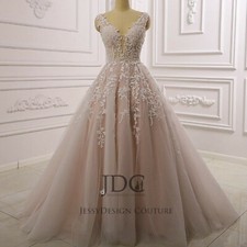 Abito da sposa blush perline
