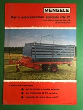 brochure MENGELE trattore CARRO AUTOCARICATORE