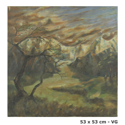 Quadro paesaggio tramonto - quadro,