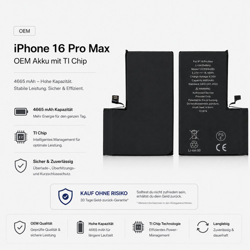 Batteria iphone pro - batteria,