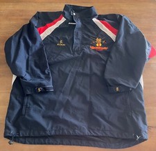 Kukri Pullover Giacca a Vento Quarto Zip Lega Esercito Veterani Ratti XL Rugby Blu