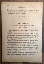 GIRGENTI 1888 REGIO DECRETO X