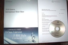 GENEVA 2010 press information Mercedes E300 hybrid  F800 Style E Cabriolet + DVD