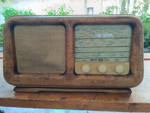 Radio valvole antica rara - e,