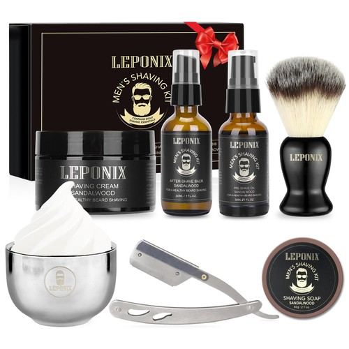 Kit uomo rasoio sapone crema - sapone,