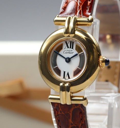 Cartier must colisee - must, vermeil