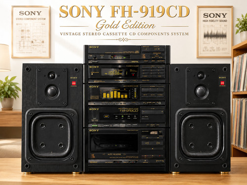 Sony 919cd gold - sony,