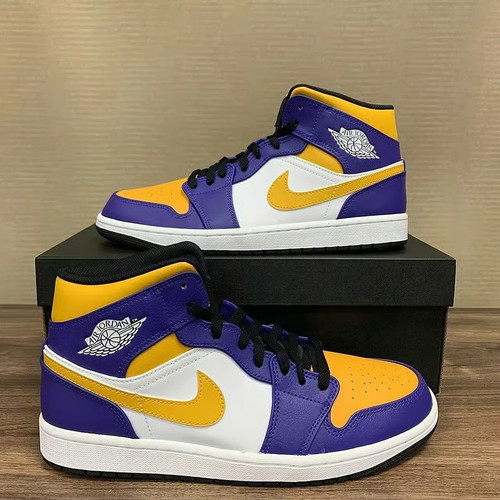 Nike air jordan mid lakers - jordan,