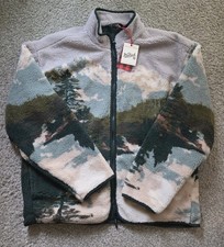 Giacca in pile con zip e