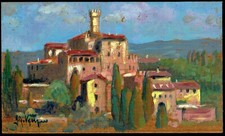 Villa Banfi Montalcino Siena Vaccaro cm 20 x 12