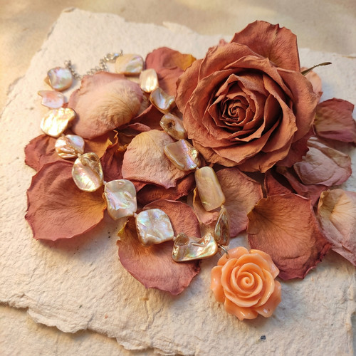 Girocollo madreperla rosa - girocollo,