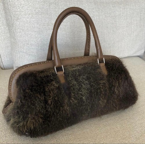 Fendi hand bag selleria fur - fendi,