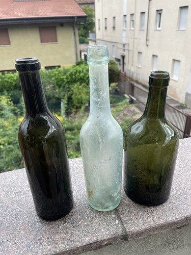 Bottiglia ww1 lotto vino - bottiglia,