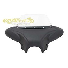 Batwing nero opaco con