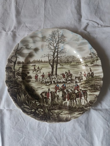 Piatto vintage decorato mano - piatto,