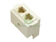 6PZ PRESA TELEFONO DOPPIA