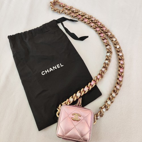 Borsa chanel rosa - borsa, metallizzata