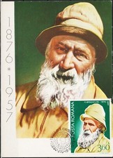 Romania 1976 Brancusi Artisti Scultori Persone Maxicard
