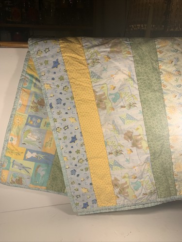 Trapunta coperta vintage fatta