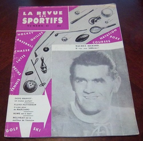 Sport revue hockey magazine - sport,