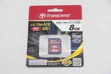 Transcend SDHC UHS-I 8 GB SD HC scheda di memoria classe 10 in confezione originale # 12428