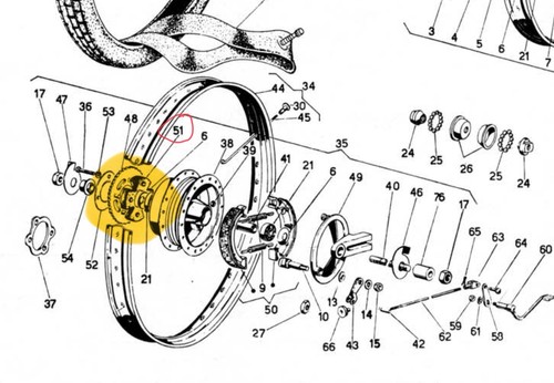 Ricambi gilera trial enduro - gilera, 50
