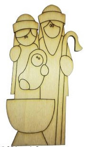 Sagoma legno natività piccola - sagoma,