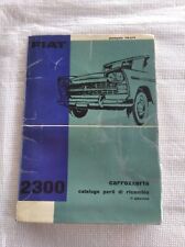 FIAT  2300 Berlina Familiare CATALOGO RICAMBI Carrozzeria 1961 1° Edizione