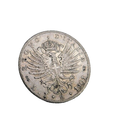 Regno lira 1901 aquila - regno,