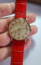 OROLOGIO CAUNY PRIMA PLACCATO IN ORO VINTAGE UOMO CARICA MANUALE ANN 60