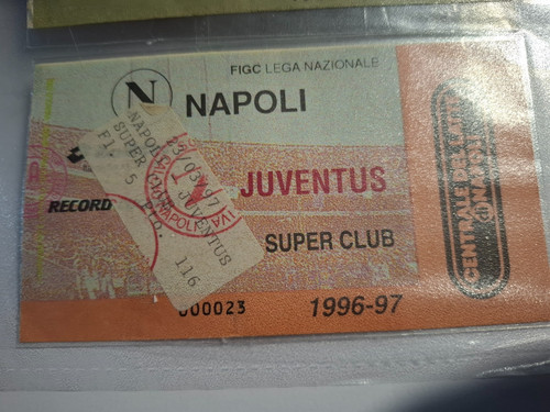Biglietto ticket calcio napoli - ticket,