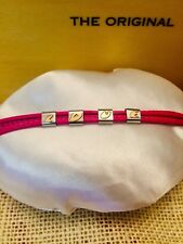 Nomination Bracciale Vera Pelle Rosa Originale Saint Tropez “LOVE” Acciaio/Oro