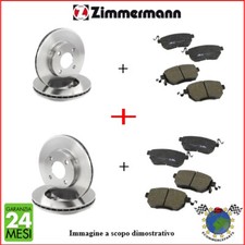 Kit Dischi e Pastiglie Ant+Post Zimmermann per MERCEDES CLASSE C 350 320  qqn P