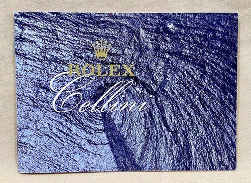 Rolex cellini 2004 booklet - rolex,