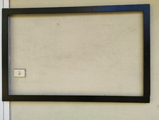 ANTICA CORNICE PER QUADRI CM 125,7 X 77 SATINATA NERA PRIMI 1900