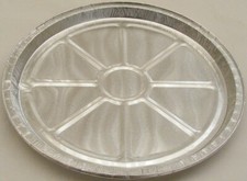 100 TORTIERE CONTENITORI VASCHETTE ALLUMINIO ALIMENTI CUKI CROSTATE PIZZA M.28