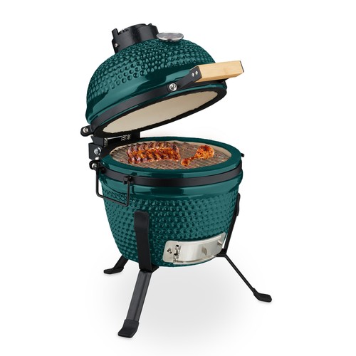 Kamado grill barbecue - barbecue, in