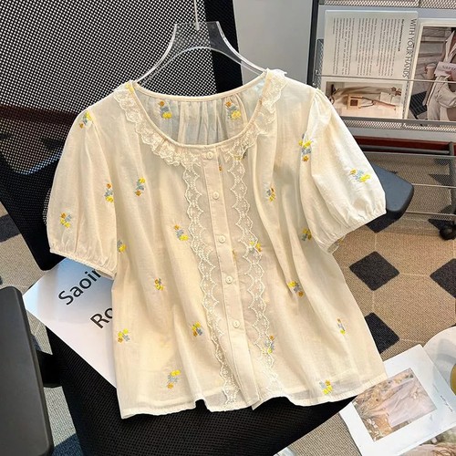 Blusa estiva gialla - estiva,