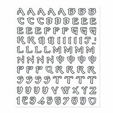 Kit lettere adesive - kit,